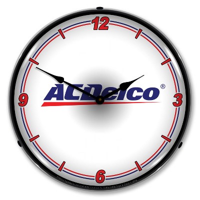 Collectable Sign & Clock | ACDelco WT LED Wall Clock Retro/Vintage, Lighted