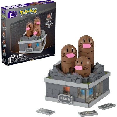 MEGA Pokemon Mini Motion Dugtrio Building Toy Kit - 343pc