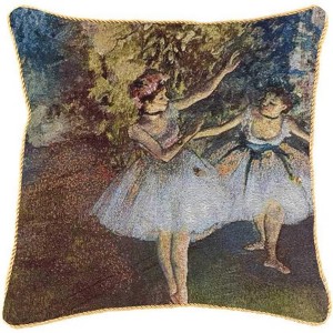 Signare USA Edgar Degas Ballerina Pillowcase/ Cushion cover 18 x 18 inch - 1 of 1
