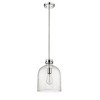 Pearson Collection Brushed Nickel Caged Pendant Light - 1 Bulb, Dimmable, Industrial Style - 3 of 4
