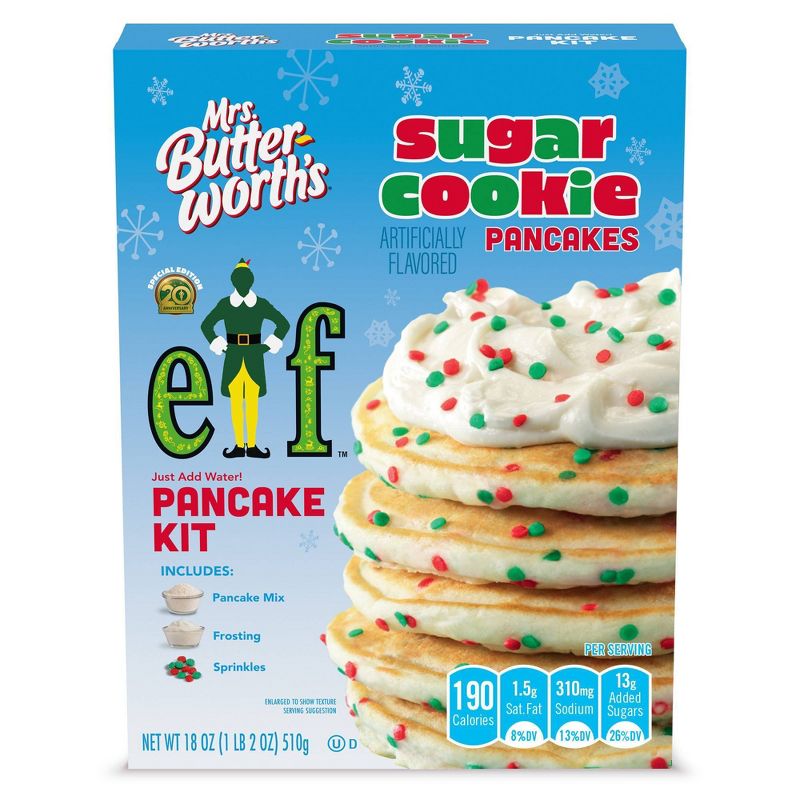 Mrs. Butterworths Elf Pancake Mix - 18oz, 1 of 11