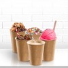 Cheer Collection 12oz Disposable Paper Cups - Natural Brown - 4 of 4