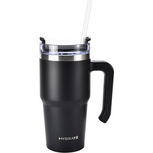 Hydrate Bottles Travel Tumbler with Handle, Vacuum Insulated Travel Mugs - 1 of 4