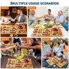 Charcuterie Boards Set, 25.2 in ¡Á12.6 in Large Bamboo Cheese Board Set, Cheese Platter Gift for House Warming New Home, Wedding Couple - 2 of 4