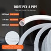 VEVOR PEX Pipe 3/4 Inch, 100 Feet Length PEX-A Flexible Pipe Tubing for Potable Water, Pex Water Lines for Hot/Cold Water & Easily Restore, White - 3 of 4