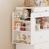ORRD Changing Table Modern Dresser with Wide Table Top, 3Drawers, White Drawer Dresser - 4 of 4