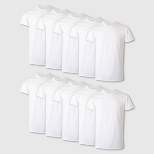 Hanes Men's Comfort Soft Super Value 10pk Crew Neck T-Shirt - White