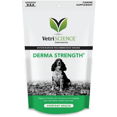 Vetriscience Laboratories Derma Strength Everyday Health Bite-Sized Dog Soft Chews, 70 ct