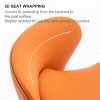 NicBex Swivel Titanium Stainless Steel Bar Stools Adjustable Height Counter Stools with Curved Fit Backrest for Kitchen Island, Pub - 2 of 4