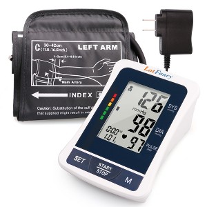 LotFancy Arm Blood Pressure Monitor with Medium Cuff and AC Adapter, BP Cuff Machine for Home - 1 of 4