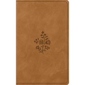 ESV Vest Pocket New Testament with Psalms and Proverbs, Red Letter (Trutone, Nubuck Caramel, Wildflower Design) - by  Esv Bibles (Leather Bound) - 1 of 1