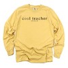Simply Sage Market S.W.Smiley Cool Teacher  Garment Dyed Long Sleeve - 2 of 4