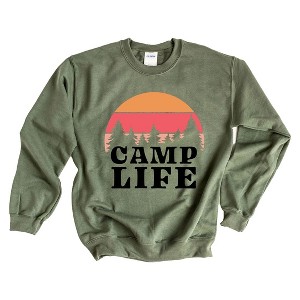 Simply Sage Market Women's Graphic Sweatshirt Camp Life - 1 of 2