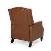 Sadlier Contemporary Faux Leather Tufted Pushback Recliner - Christopher Knight Home - 4 of 4
