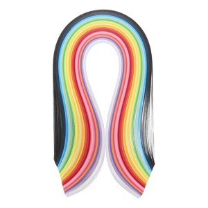 Unique Bargains DIY Craft Activity Kits Paper DIY Quilling Strips Multicolored 260 Pcs - 1 of 4