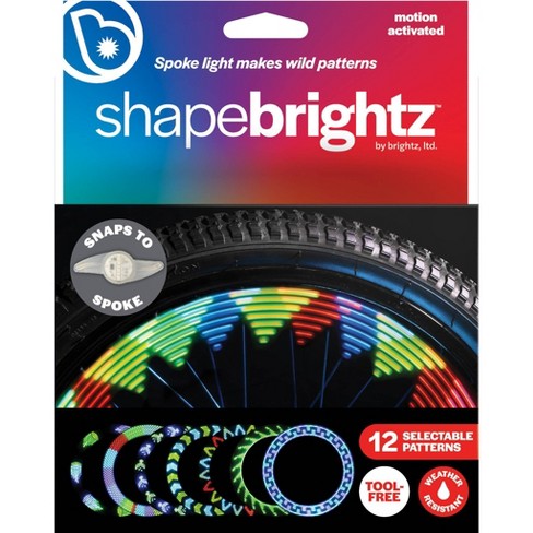 Brightz Shape Patterned Bike Wheel Led Light Target