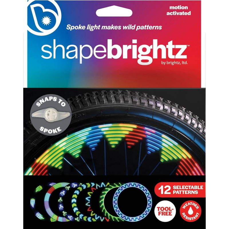 Brightz Shape Patterned Bike Wheel LED Light, 1 of 8