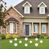 Big Dot of Happiness Tan Daisy Flowers - Lawn Decorations - Outdoor Floral Party Yard Decorations - 10 Piece - 2 of 4