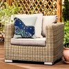 Liora Manne Frontporch Garden Indoor/Outdoor Pillow.. - 3 of 4
