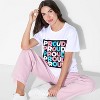 Pride Adult PHLUID Project Short Sleeve 'Proud' Graphic T-Shirt - White - 3 of 3