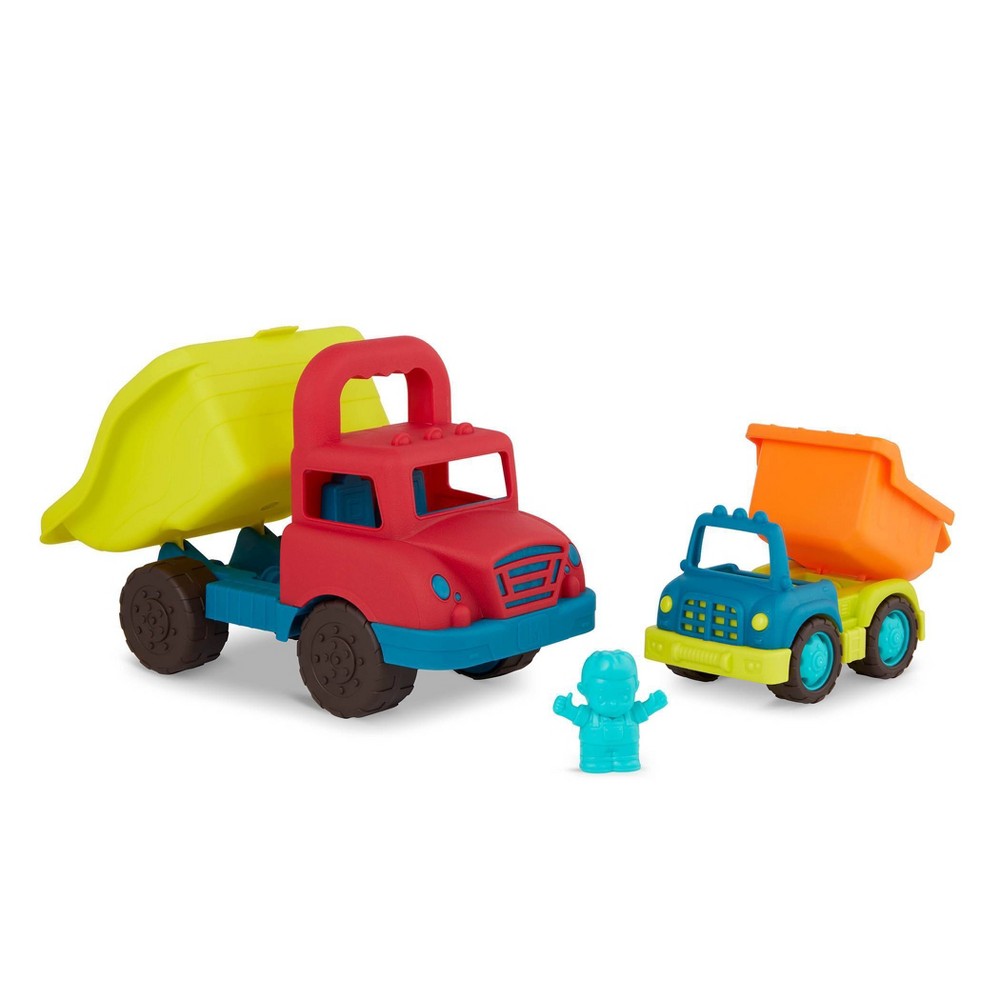 Photos - Toy Car B Toys B. toys Grab-n-Go Toy Dump Truck Set 