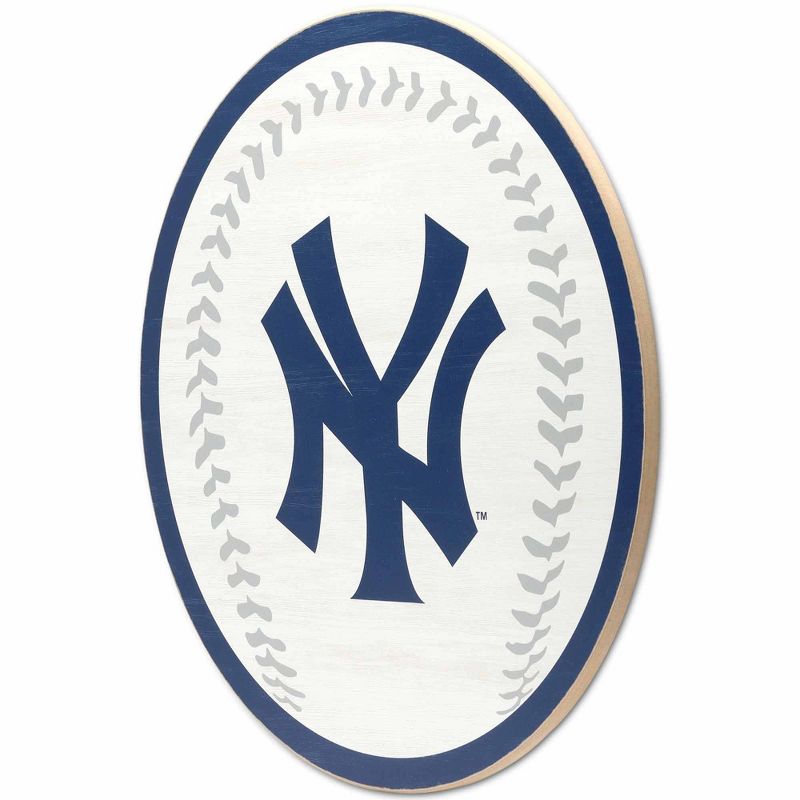MLB New York Yankees Baseball Wood Sign Panel, 2 of 5