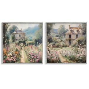 Stupell Industries Quaint French Country Garden, 24" x 24" (Set of 2) - 1 of 4