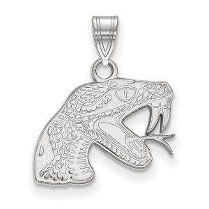 Black Bow Jewelry 14k White Gold Florida A&M Rattlers NCAA Small Pendant - 1 of 3