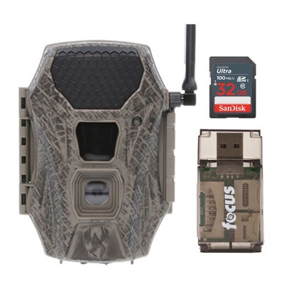 Wildgame Innovations TERRA CELL 20MP CAM - AT&T Trail Camera with 32GB Memory Card and Card Reader