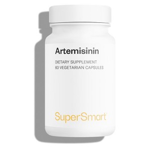SuperSmart 98% Artemisinin Supplement 300mg per Day - Sweet Wormwood Artemisia Annua Extract | Non-GMO & Gluten Free - 60 Vegetarian Capsules - 1 of 4