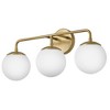 Lark Julep 3 - Light Vanity in  Lacquered Brass - 2 of 4