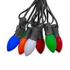 Novelty Lights C9 LED Christmas Smooth Plastic Light Set, (25 Bulbs, 25 Feet) - 2 of 4