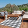 Outdoor Rug Waterproof Black And White Large Outdoor Rug - 3 of 4