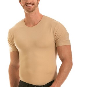 Insta Slim Big & Tall Compression Crew Neck Shirt TS0001BT - 1 of 4