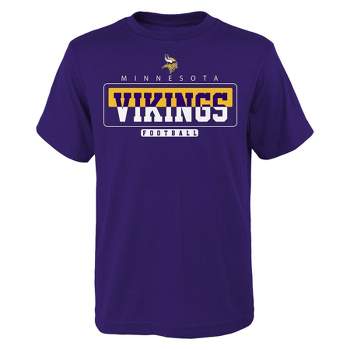 NFL Minnesota Vikings Boys' Short Sleeve Cotton T-Shirt