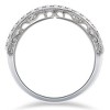 Pompeii3 1/2 ct Vivian Lab Created Diamond Wedding Ring 14k White Gold - 2 of 4
