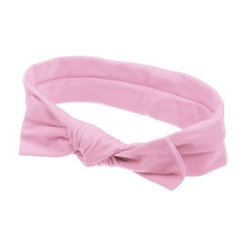 Unique Bargains Cotton Bow Headband Fashion Cute Hair Band for Teenager 7.3 Inch