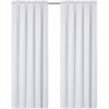 Kate Aurora Living Textured Crepe Sheer Single Window Curtain Treatments And Valances - 2 of 4