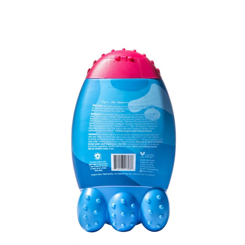 Raw Sugar Kids Bubble Bath + Body Wash - SuperBerry Cherry - 12 fl oz, 3 of 13