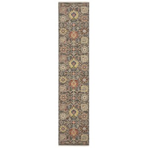 Oriental Weavers Lucca 8111K Grey/ Multi Indoor Area Rug - 2'6" x 12' - 1 of 4