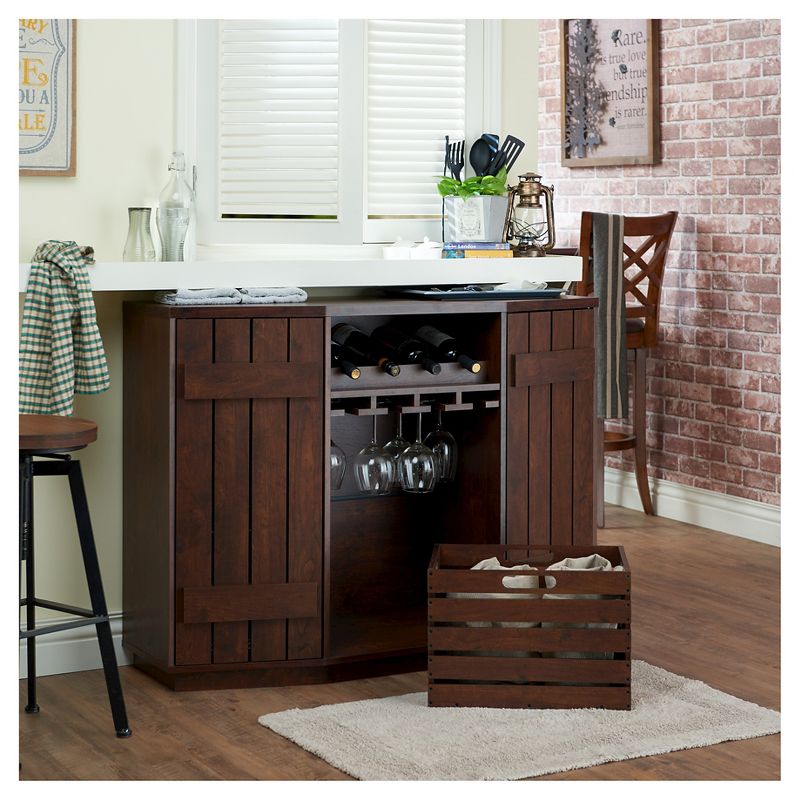 Candy Plank Inspired Dining Buffet with Removable Crate Vintage Walnut - HOMES: Inside + Out, 5 of 9
