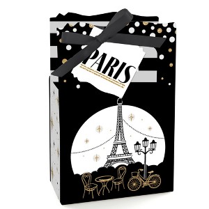 Big Dot of Happiness Stars Over Paris - Parisian Themed Party Favor Boxes - Set of 12 - 1 of 4