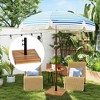 Outsunny Patio Umbrella Base, 42 lbs. Concrete Heavy Duty Umbrella Base for 1.25"/1.5" Poles - 2 of 4