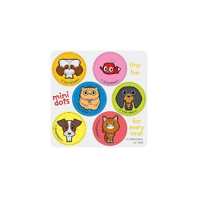Bulk 600 Pc. Playful Pets Mini Dot Stickers : Target