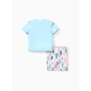 Disney Frozen Toddler Girls Elsa 2pcs Naia Character Print T-shirt and Short Set - 2 of 4