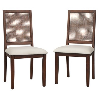 Set Of 2 Westmont Dining Chairs Rustic Brown - Lifestorey : Target