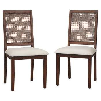 Set of 2 Westmont Dining Chairs Rustic Brown - Lifestorey