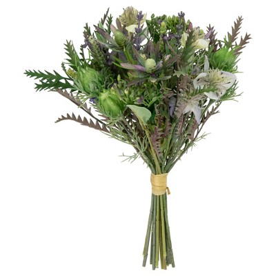 Allstate Floral 11.5" Nigella Pod and Protea Artificial Floral Bouquet