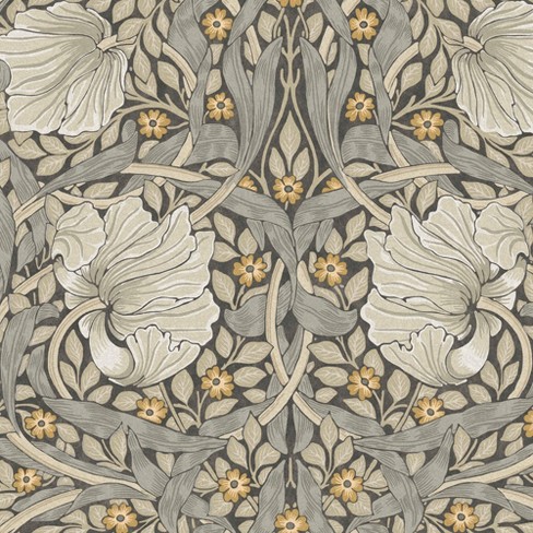 William Morris at Home Pimpernel Grey Wallpaper - image 1 of 4