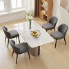 Dining Chairs Set of 2, Wood Legs Modern Upholstered,Ergonomic Back Support,265Lbs Capacity for Kitchen Dining Room Restaurant - 3 of 4